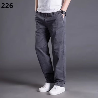 😎👖【Oferta especial🔥】Pantalones cargo casuales para hombre, tallas grandes - Holgados y cómodos