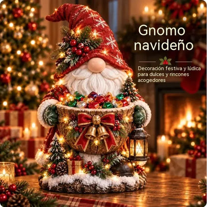 🎄 ¡Ofertas navideñas! ✨ Serie de luces navideñas y cuencos para dulces: 5 diseños con temática navideña.