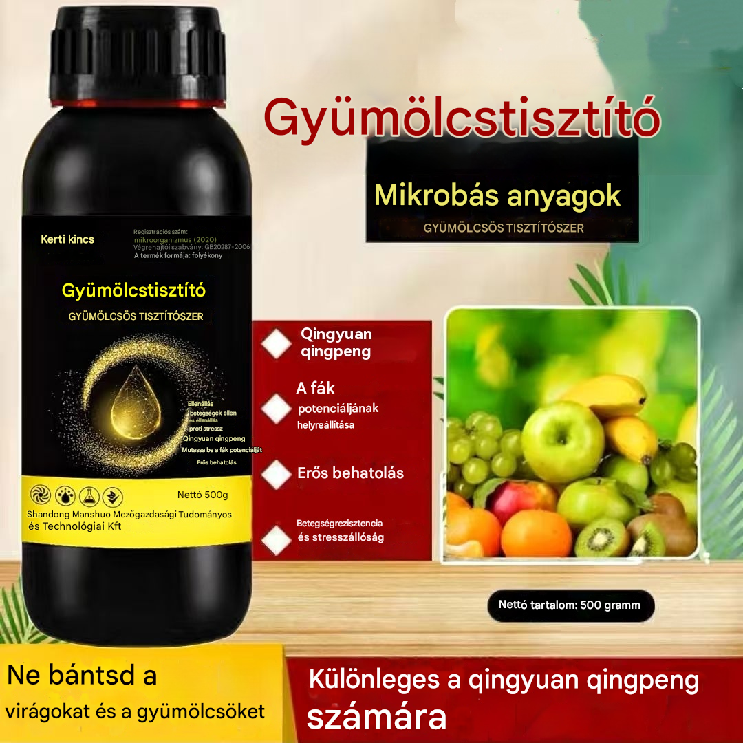 【Vásárolj 1-et, kapsz 1-et ingyen】🍎 🍏🍑 Gyümölcsöstisztító - Antibakteriális + 50% kedvezmény!