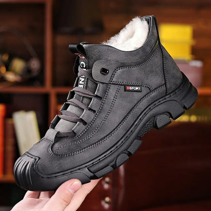 50% de descuento: 【39-44】Zapatillas deportivas casuales de invierno para hombre 2026, con forro de lana, suela resistente y diseño impermeable.