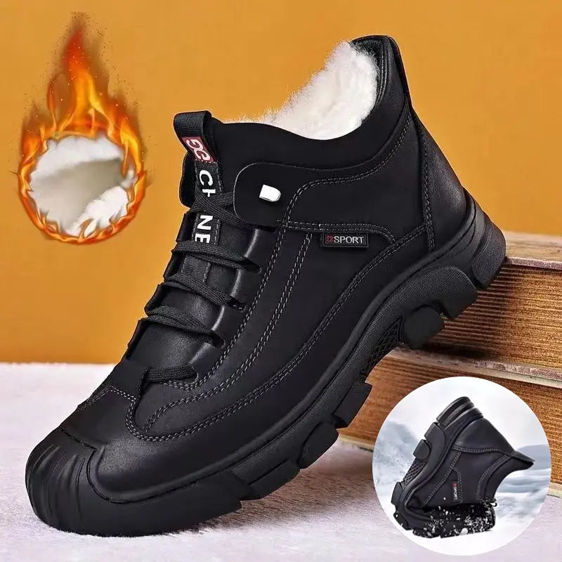 50% de descuento: 【39-44】Zapatillas deportivas casuales de invierno para hombre 2026, con forro de lana, suela resistente y diseño impermeable.