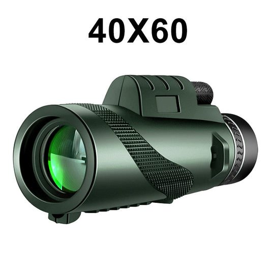 ⌛ (40X60) Monokulární dalekohled s vysokým zvětšením a vysokým rozlišením pro noční vidění