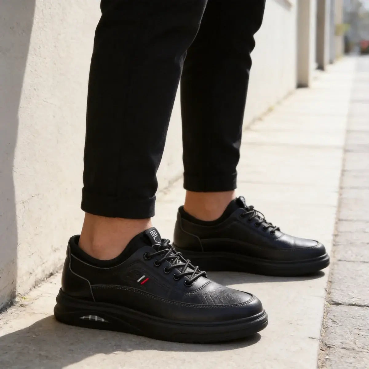 🔥Último día 【Descuento 50%】👞【39-44】Zapatillas deportivas casuales de cuero genuino impermeables para hombre