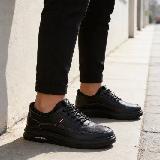 🔥Último día 【Descuento 50%】👞【39-44】Zapatillas deportivas casuales de cuero genuino impermeables para hombre