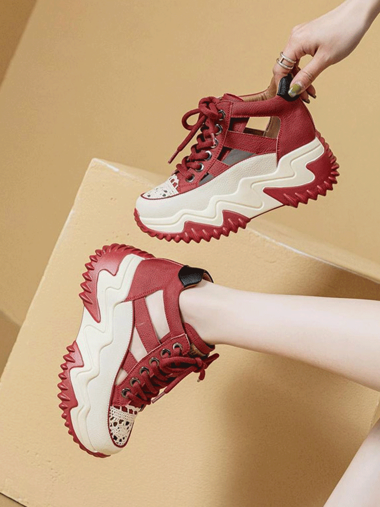 【35-40】Nuevas sandalias casuales transpirables de verano para mujer, con suela gruesa.