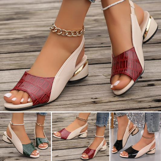 💖👡【50% de descuento 🔥】【35-43】Sandalias de verano para mujer con tacón romano - nuevo modelo ✅️Pago contra reembolso