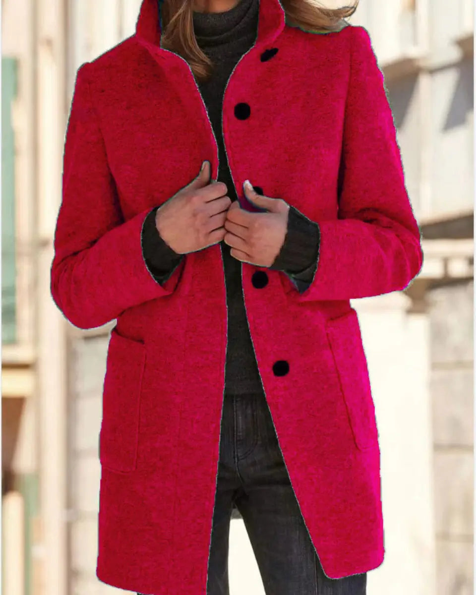🍁🔥Ofertas exclusivas de Black Friday🔥【S-5XL】Elegante abrigo de lana estilo retro