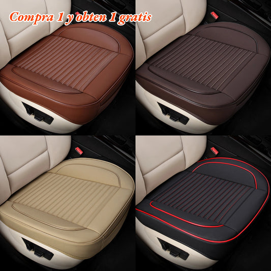 🚗Cojín de asiento de coche todo incluido fabricado en cuero natural