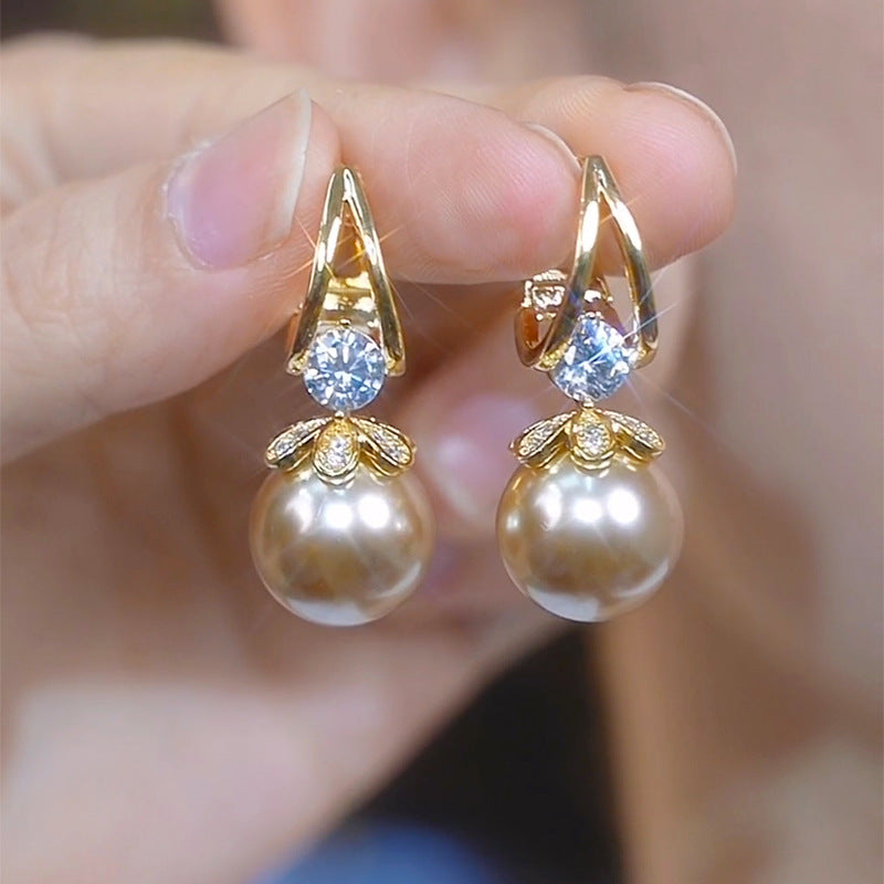 💋【Compre uno y llévese otro gratis】 Pendientes de plata con perlas de lujo francés de nuevo estilo 2026