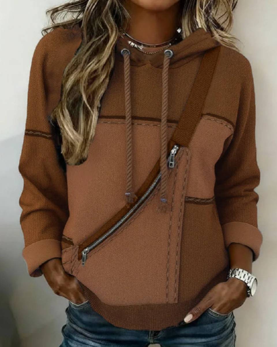🎀🎀【S-5XL】Sudadera con capucha de manga larga estampada para mujer