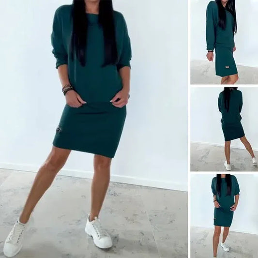 🎁【S-3XL】2026 nuevo vestido ajustado de algodón para mujer