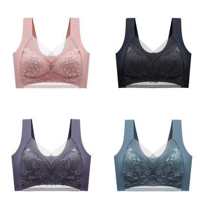 【Compra 2 y llévate 2 gratis】🔥4 por 31 €【40-110 KG】Sujetador de encaje sin costuras y cómodo para mujer