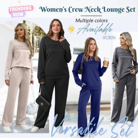 🔥【S-5XL】💖Conjunto de ropa deportiva casual para mujer: camiseta de algodón de manga larga de alta calidad + pantalón - ✅️Pago contra entrega