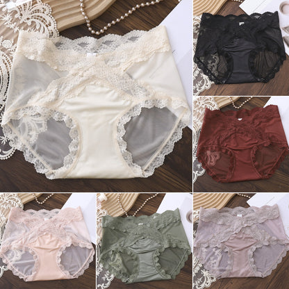 🔥【Compra 3 y llévate 3 gratis】🍑 Braguitas de encaje de talle alto que realzan las caderas: ¡consigue al instante un trasero con forma de melocotón! ✨