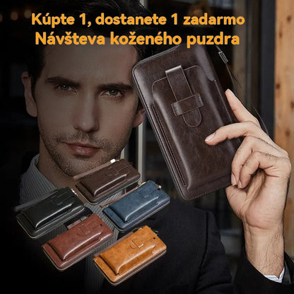 💼【Kup 1 a 1 zdarma】Nová ručně vyrobená multifunkční pánská peněženka z pravé kůže
