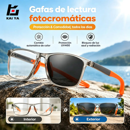 🕶️ Gafas de lectura fotocromáticas, ultraligeras y de alta definición, diseñadas especialmente para personas mayores.