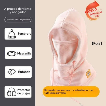 ❄️ Pasamontañas Térmico con Forro Polar Grueso para Invierno
