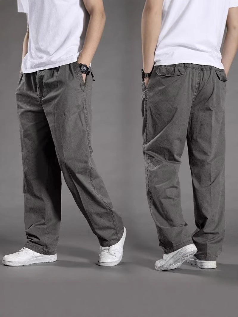 😎👖【Oferta especial🔥】Pantalones cargo casuales para hombre, tallas grandes - Holgados y cómodos