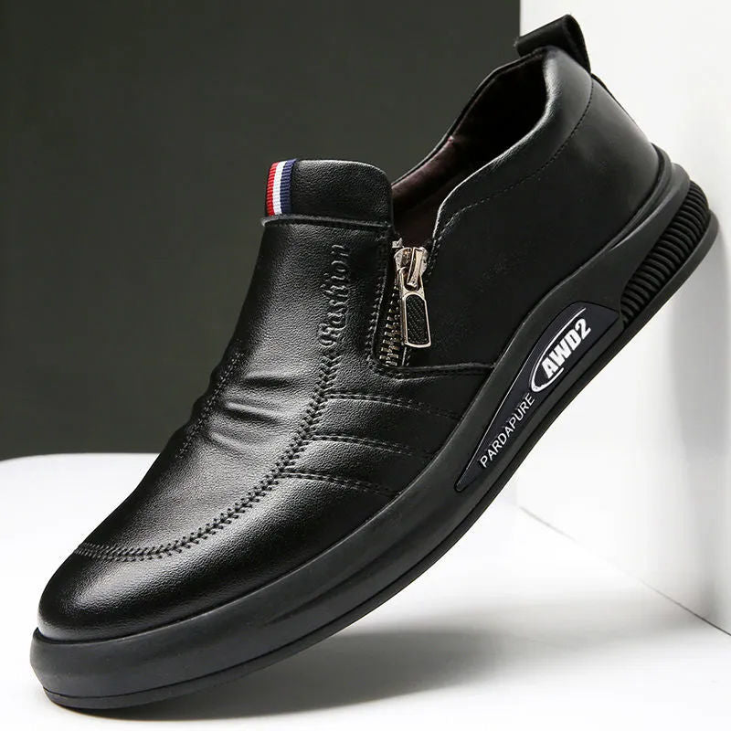 👞【39-44】 2026 nuevos zapatos casuales de negocios con suela blanda para hombres