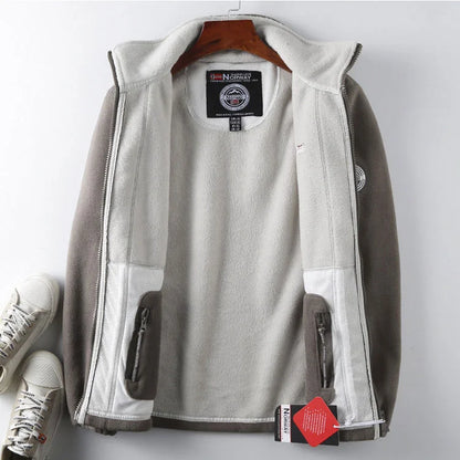 ❄️🧥【XS-3XL】Chaqueta de forro polar de terciopelo grueso para hombre, otoño e invierno, cálida, ligera, talla grande