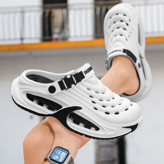 👟50% DE DESCUENTO🌬️Sandalias multiusos 2 en 1 para hombre: suela gruesa de EVA, antideslizante y extremadamente ligeras y transpirables🏃‍♂️