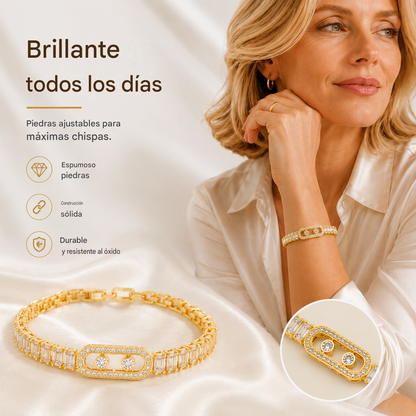 ✨ ¡50% de descuento! 🔷Nueva pulsera de oro de 18 quilates para mujer
