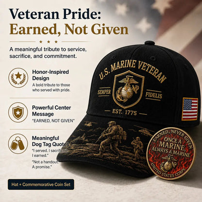 🤠🧢Gorra de Lealtad Eterna del Cuerpo de Marines