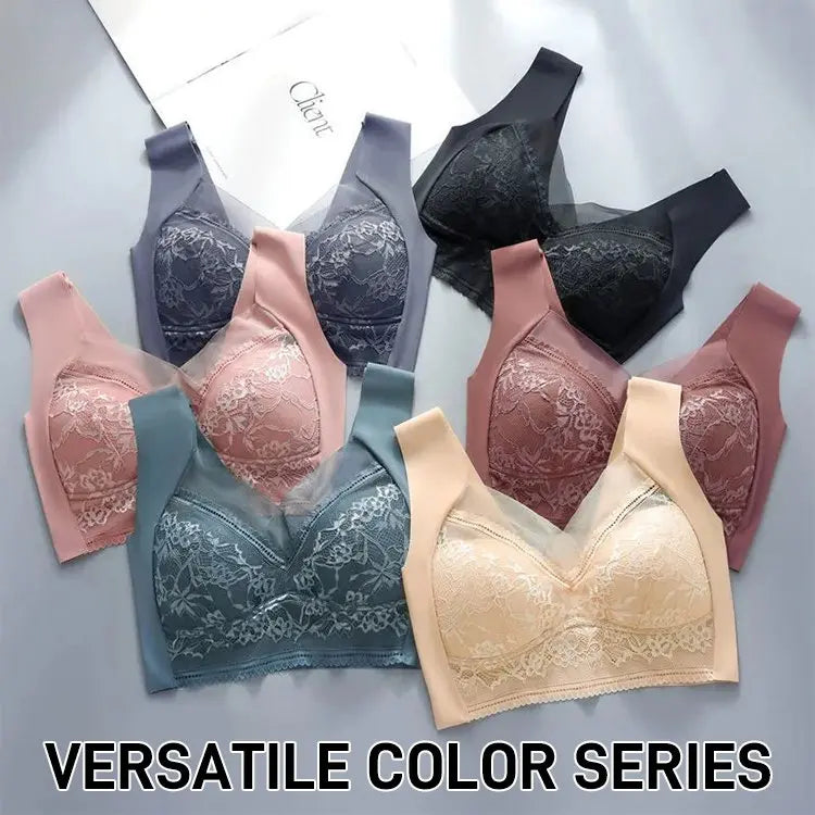 【Compra 2 y llévate 2 gratis】🔥4 por 31 €【40-110 KG】Sujetador de encaje sin costuras y cómodo para mujer