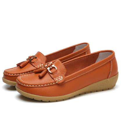 😍【35-44】 Zapatos de cuero para mujer de moda primavera-verano 2026 nuevos