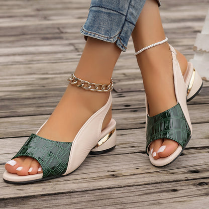 💖👡【50% de descuento 🔥】【35-43】Sandalias de verano para mujer con tacón romano - nuevo modelo ✅️Pago contra reembolso
