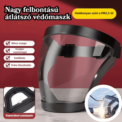 🔥El más popular 【50% de descuento】💥Mascarilla protectora transparente HD