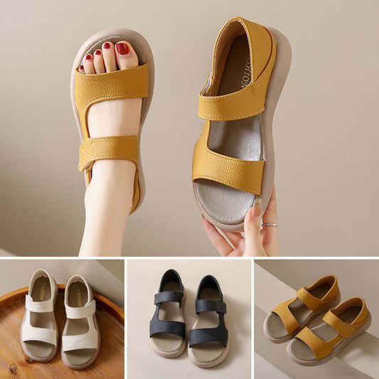 🔥【Precio súper bajo】🔥【Tallas 35-43】👡Sandalias retro de verano 2026, hechas de cuero suave y una suela flexible.