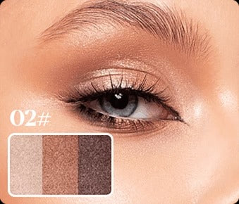 【Compra 1 y recibe 1 gratis】✨ Sombra de Ojos 3 en 1 en Barra – Brillo Instantáneo, Efecto Lifting y Larga Duración 💄