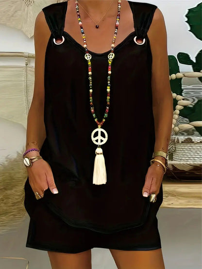 💥 Artículo más vendido de 2026 | Conjunto de mujer de color liso: top de tirantes + shorts, elegante y cómodo.