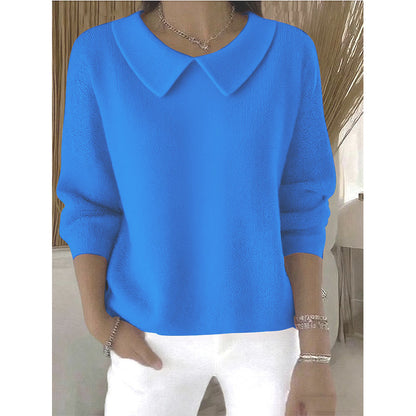 🔥【S-3XL】Nueva blusa de alta calidad con cuello en V y manga larga, cómoda y fácil de combinar