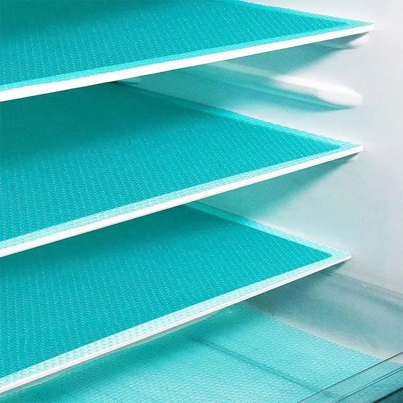 8 piezas por 26 euros-🧊🛡️ Protectores impermeables para estantes de refrigerador — Antideslizantes, fáciles de limpiar y aptos para contacto con alimentos — Mantén los estantes ordenados y frescos ✨