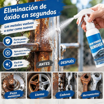 【2 unidades por 30 euros】🔥 Spray multiusos para eliminar el óxido: ¡elimina el óxido al instante y deja el metal como nuevo! 🛠️ Ideal para llantas, herramientas, cadenas y mucho más. 💪🚗
