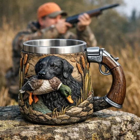 🔫☕【50% de descuento por tiempo limitado】Taza de café exclusiva de Hunter