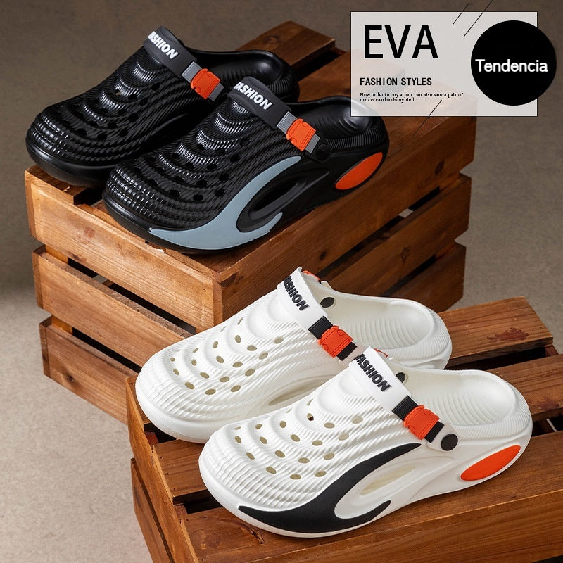 👟 50% de descuento 🌬️ Sandalias universales para hombre con suela gruesa de EVA: antideslizantes, superligeras y transpirables, ideales para la playa, el deporte y el uso diario 🏃‍♂️