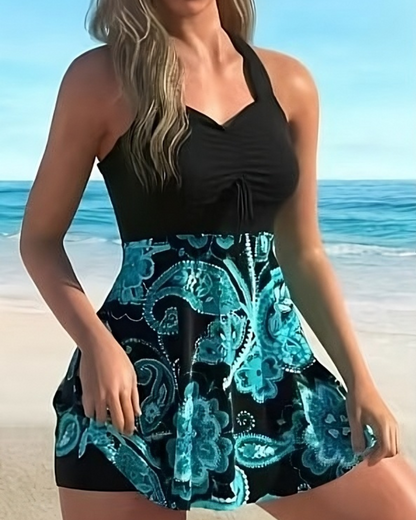🏖️【S-6XL】Divatos, mintás fürdőruha, gyorsan száradó anyagból, karcsúsított, lélegző és kényelmes.