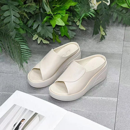🔥【Tacón de 5,5 cm】Sandalias de cuña con suela blanda