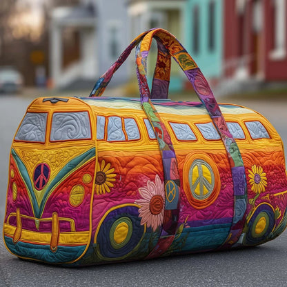 👜【(16x8x8) palců】Polstrovaná cestovní taška Hippie Van