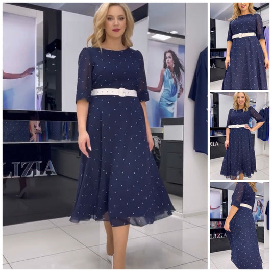 💥💥Oferta por tiempo limitado【S-5XL】❤️Nuevo vestido elegante de lunares de primavera 2026