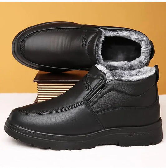 【38-48】Nuevas botas de nieve para hombre – Forradas con un grueso revestimiento aterciopelado y cálidas