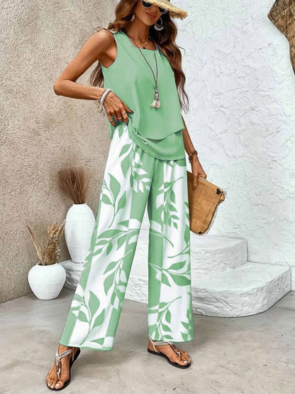 🔥🎉【S-3XL】 Conjunto Fresco Brisa de 2 Piezas | Set de Verano Ligero y Elegante Multicolor