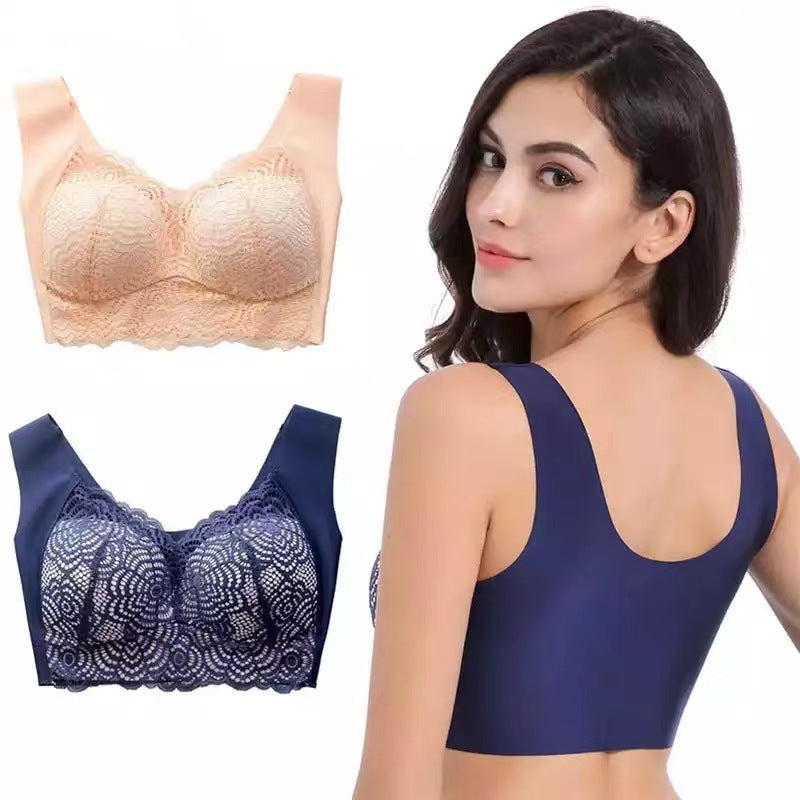 ✨【Paquete de 3】👙【40 kg-110 kg】Sujetador de encaje sexy súper grande 🔥49 % de descuento