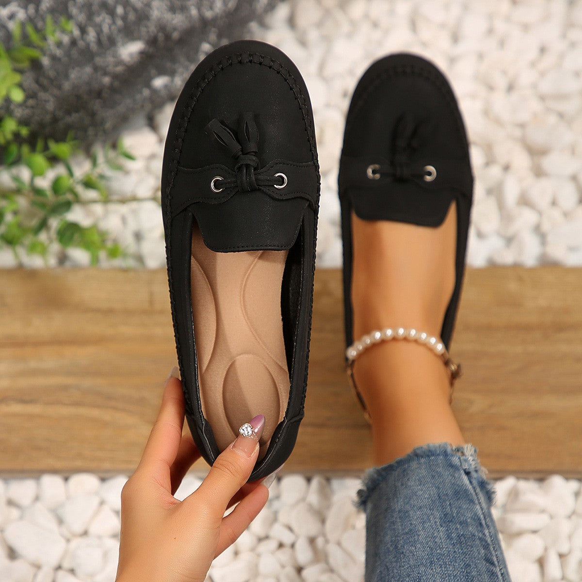 ✨50% sleva✨【36-43】 Dámské ortopedické boty, vyrobené z pravé kůže, lehké, protiskluzové, prodyšné a pohodlné.