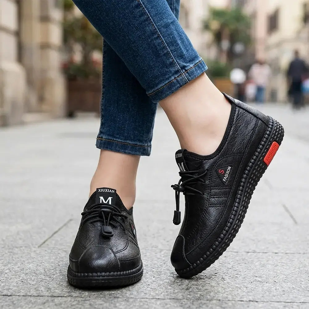 👟【35-41】Zapatos casuales impermeables para mujer con suela blanda, adecuados para personas mayores.