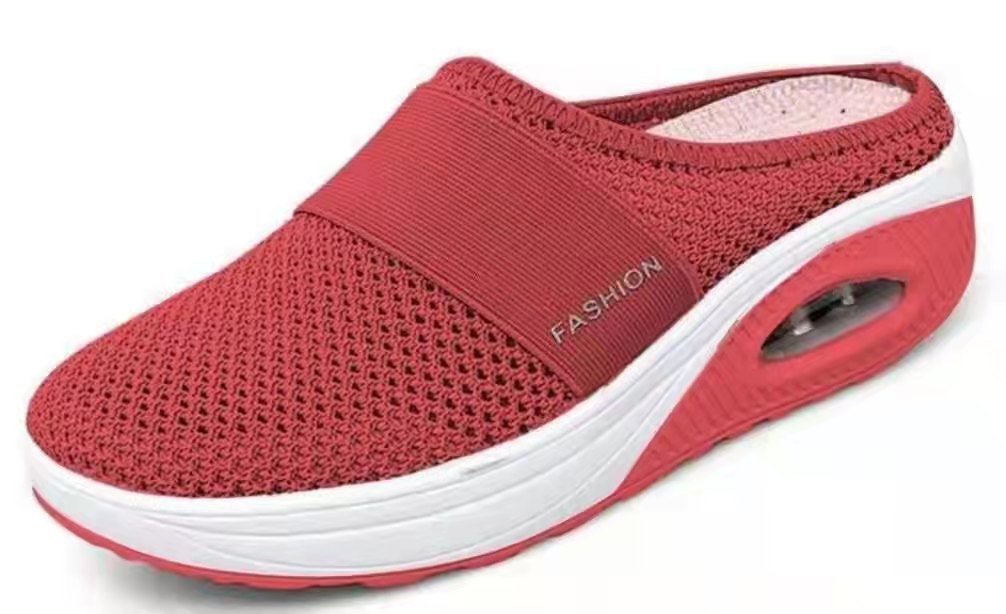 💥【35-43】2026 Zapatos de malla hueca con colchón de aire