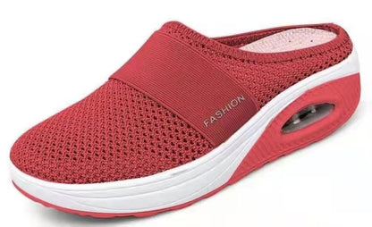 💥【35-43】2026 Zapatos de malla hueca con colchón de aire